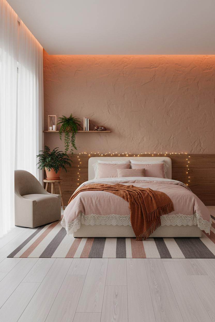 Teen Bedroom Aesthetic Botanical Cozy Design
