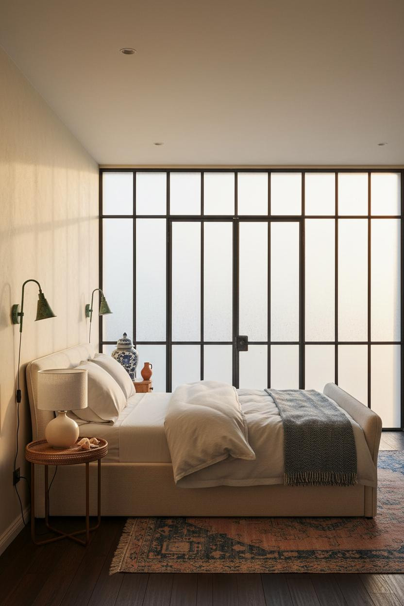 Grand Millennial Bedroom Coastal Grandma Crittall Window