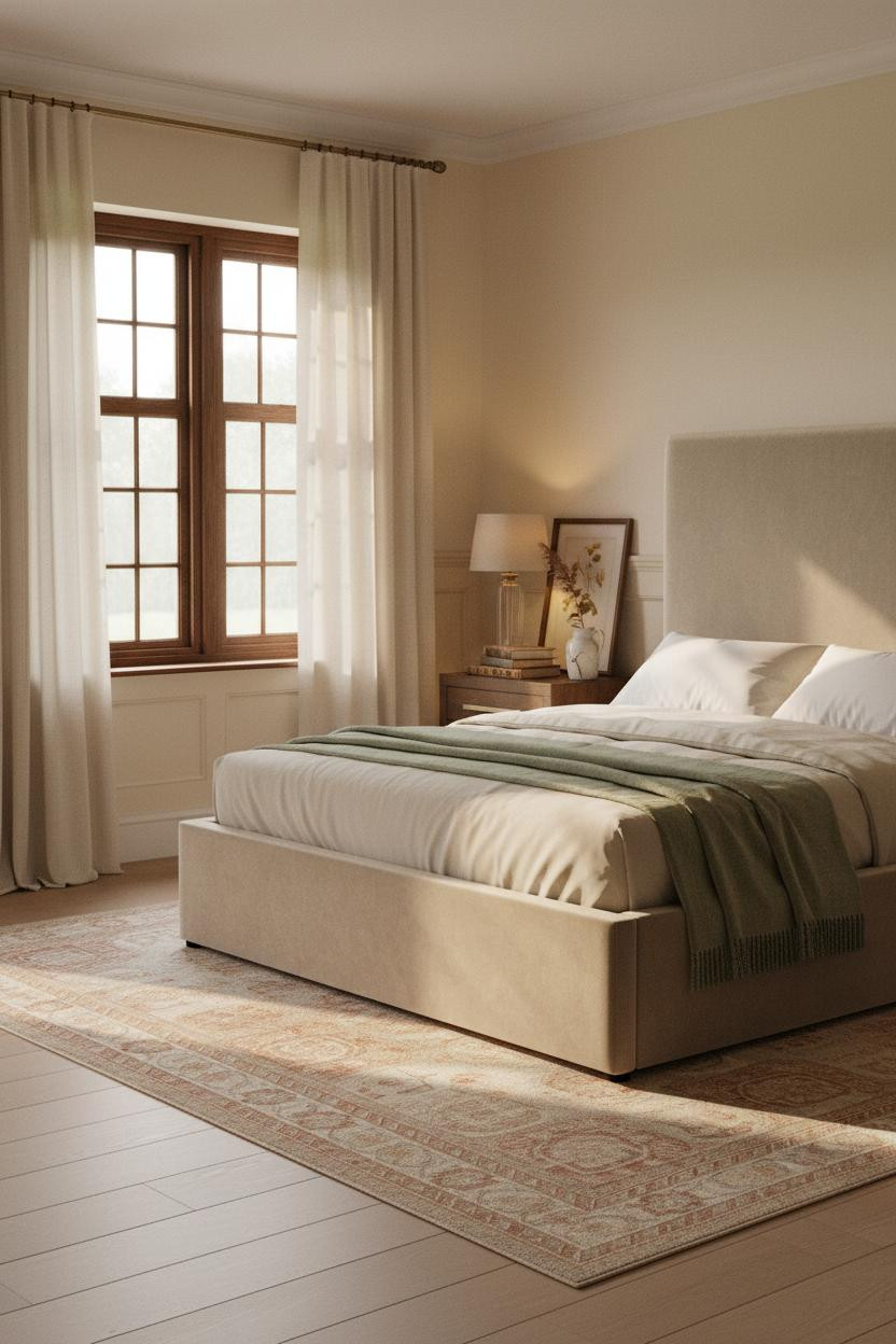 English Bedroom Classic Sash Windows Heritage Style