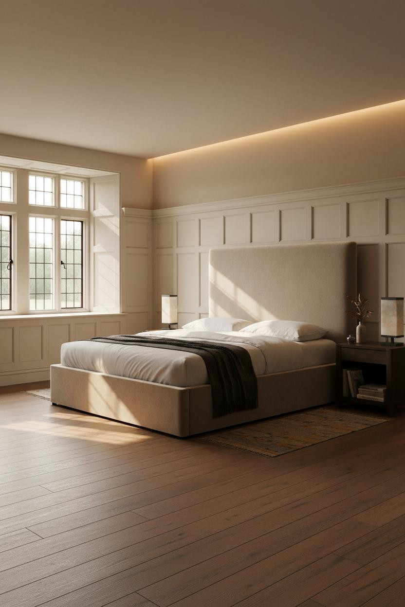 English Bedroom Classic Tudor Revival Dado