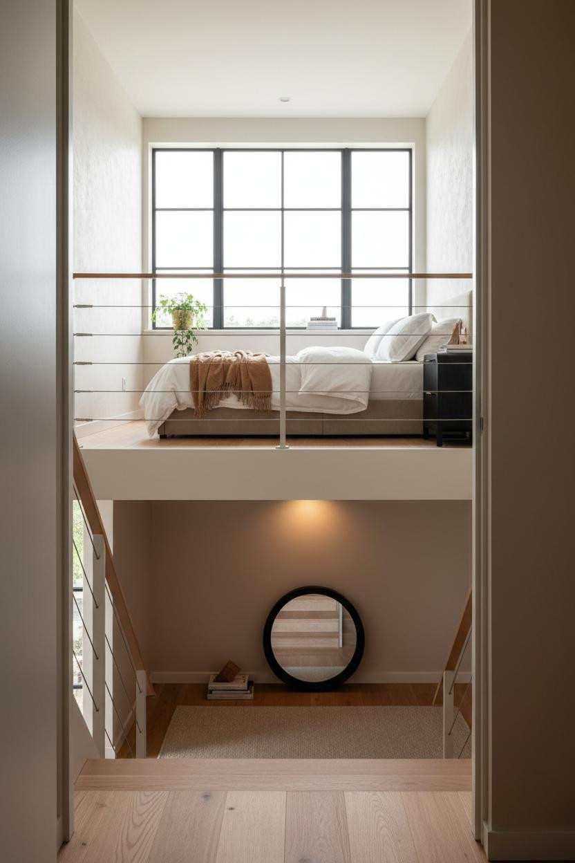 Mezzanine Bedroom Platform Loft Design
