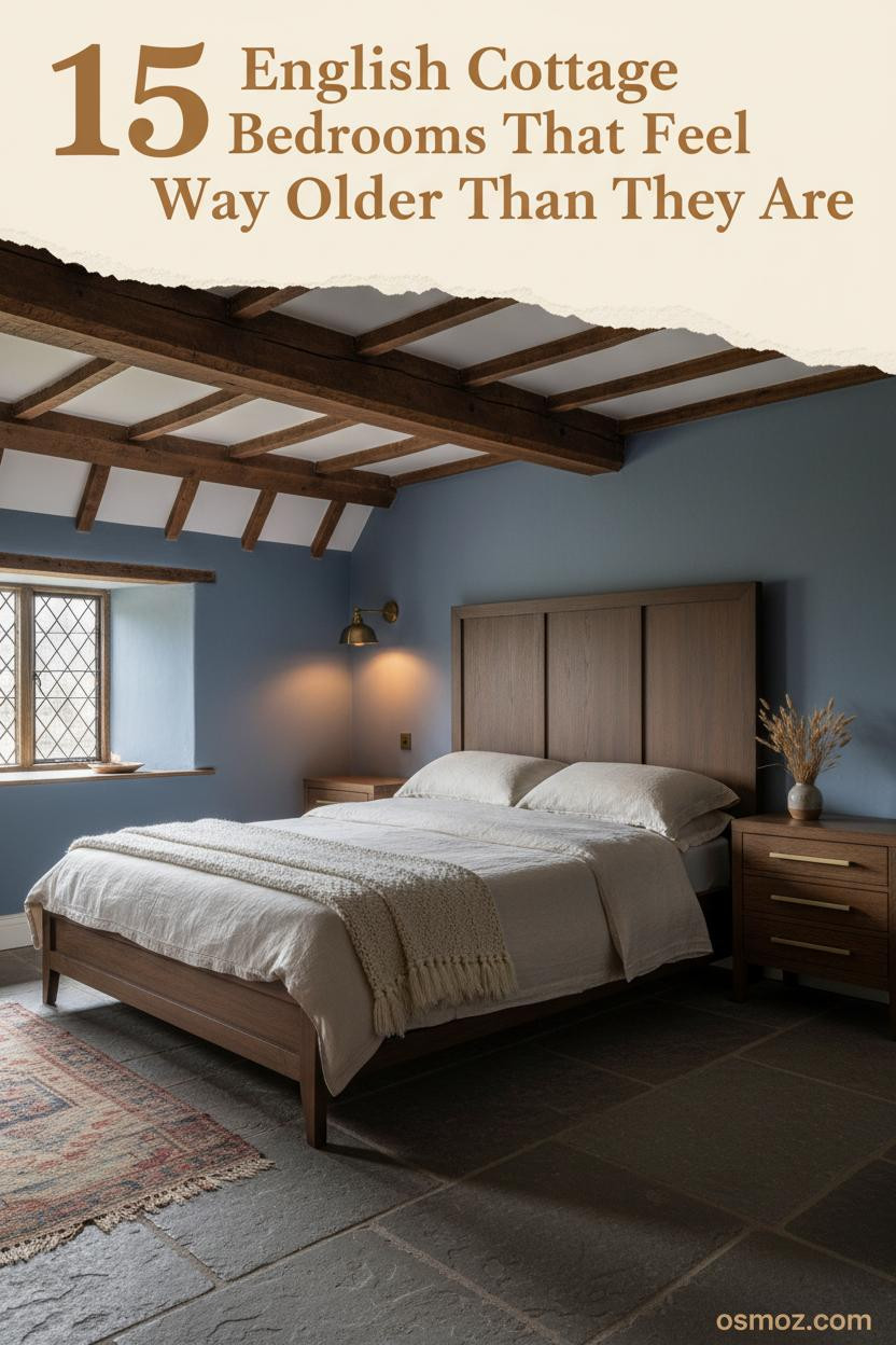 15+ English Cottage Bedrooms That Feel Collected Rather Than Decorated