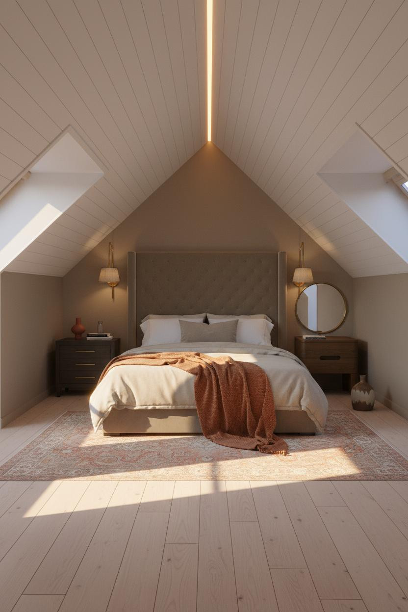 Sloped Ceiling Bedroom Slanted Walls Attic