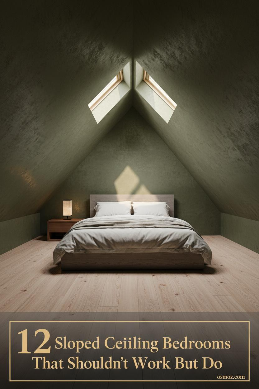12+ Sloped Ceiling Bedrooms That Actually Make the Angles Work