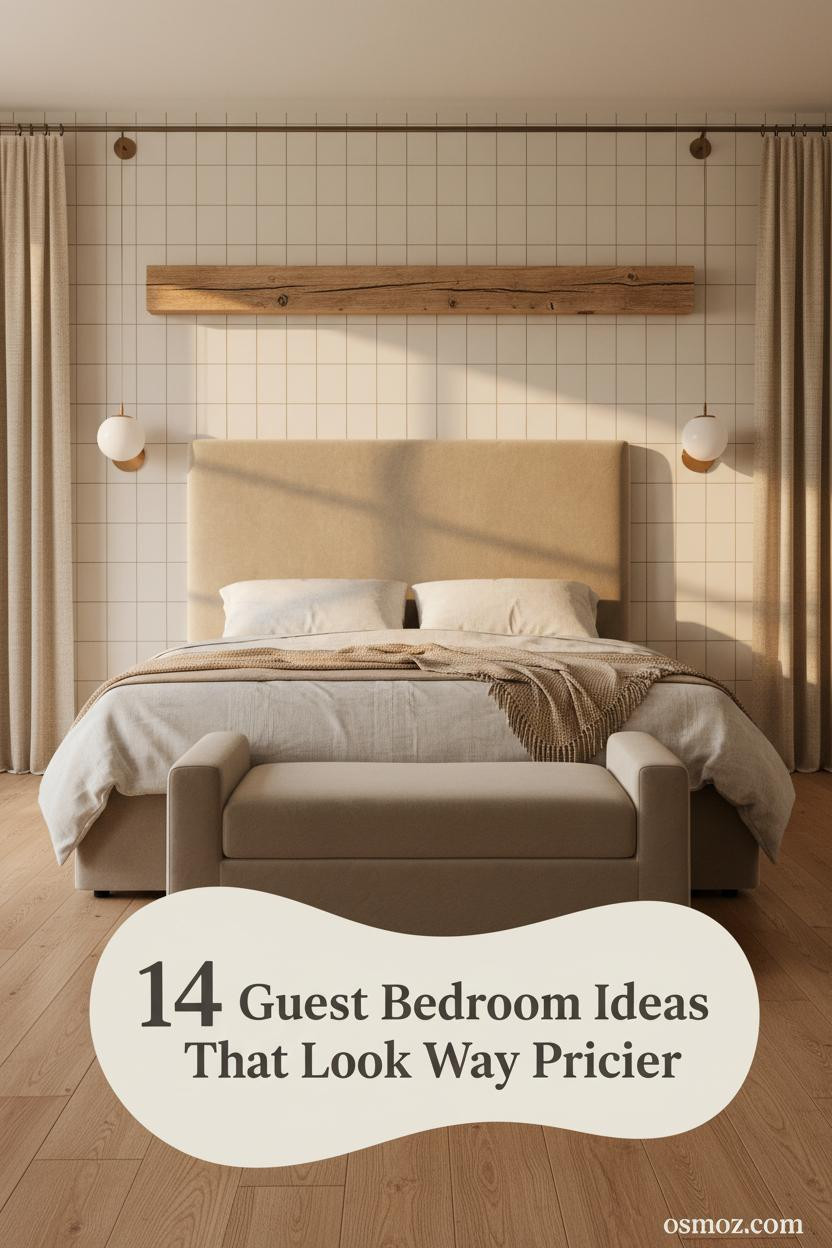 14+ Guest Bedroom Ideas That Feel Warm and Lived-In