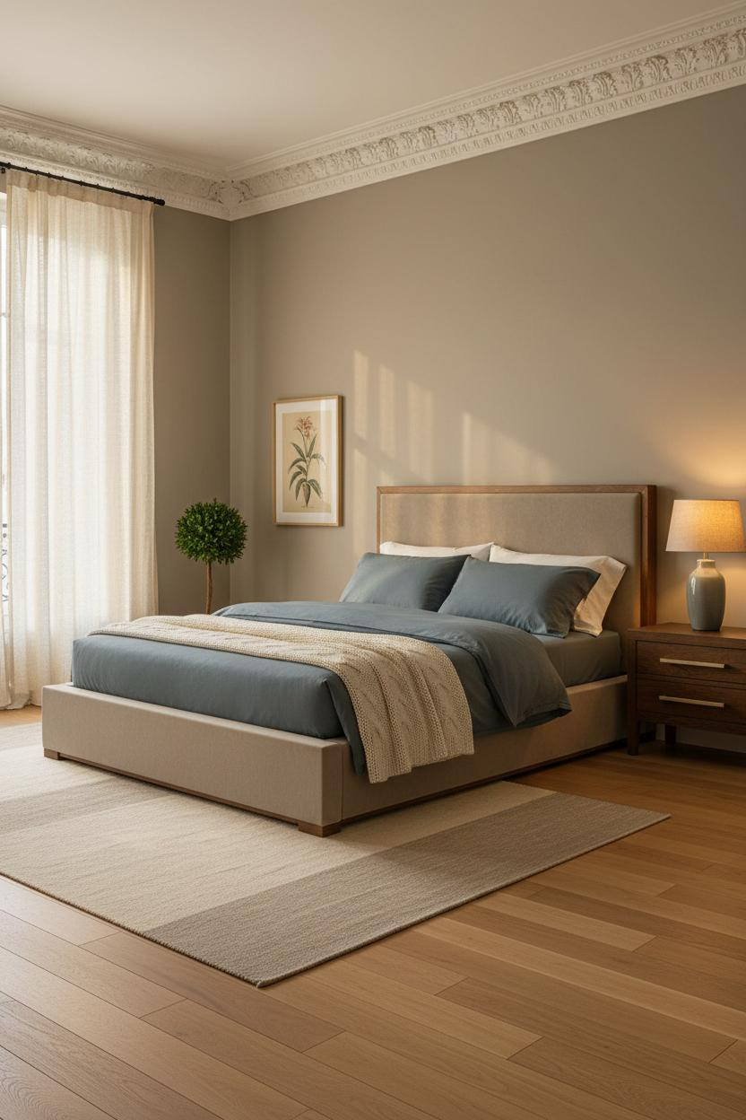 French Classic Bedroom Parisian Morning Light