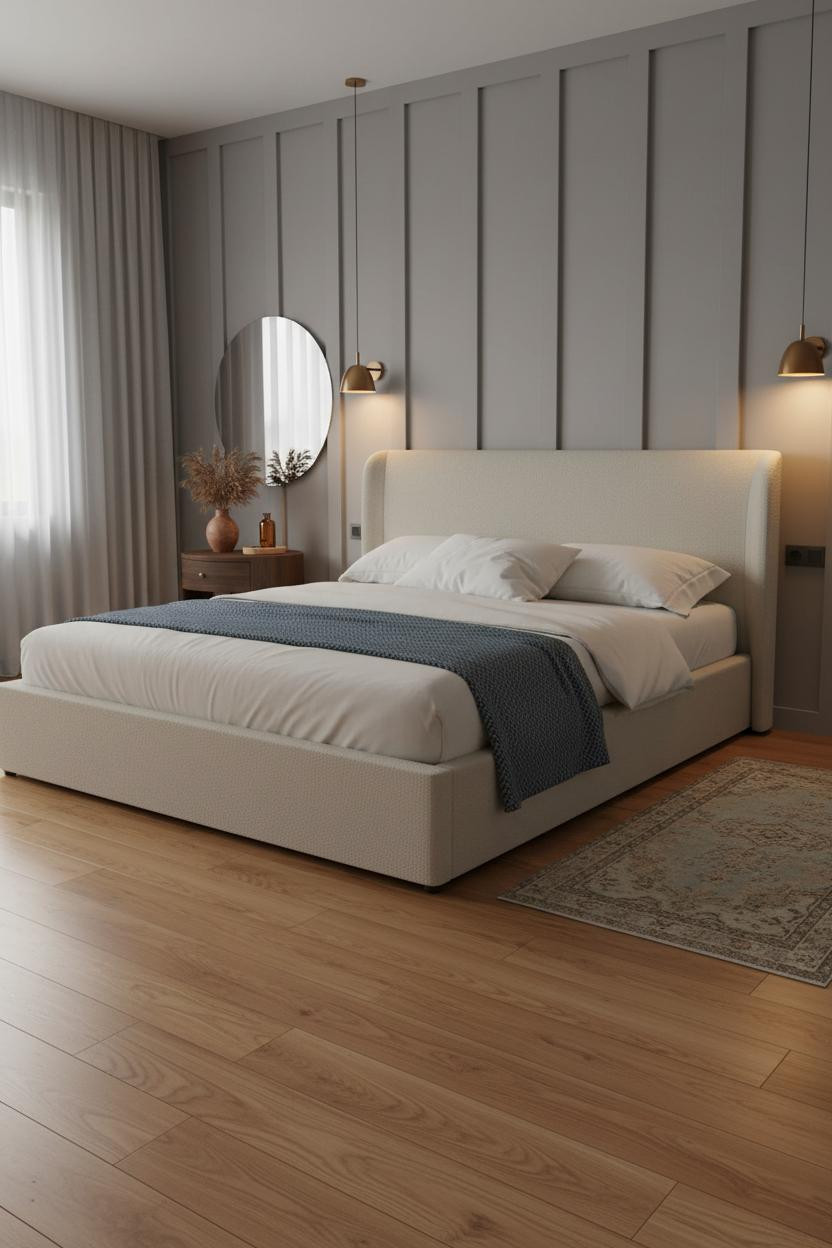 Small Bedroom Design Board And Batten Walls