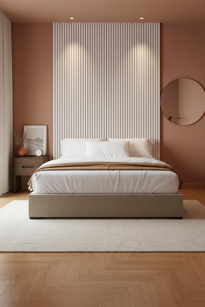 Small Bedroom Japandi Design Layout