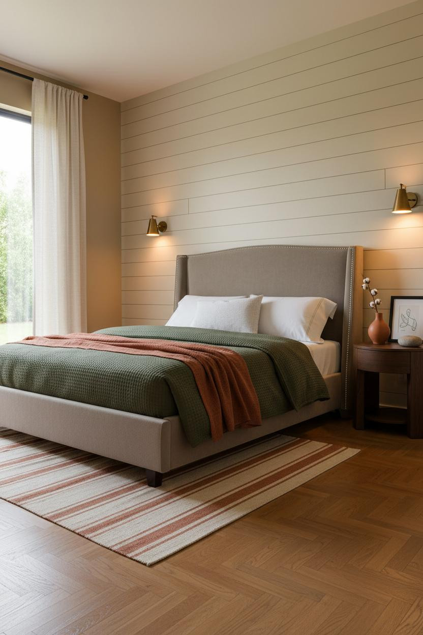 Small Bedroom Design Shiplap Farmhouse