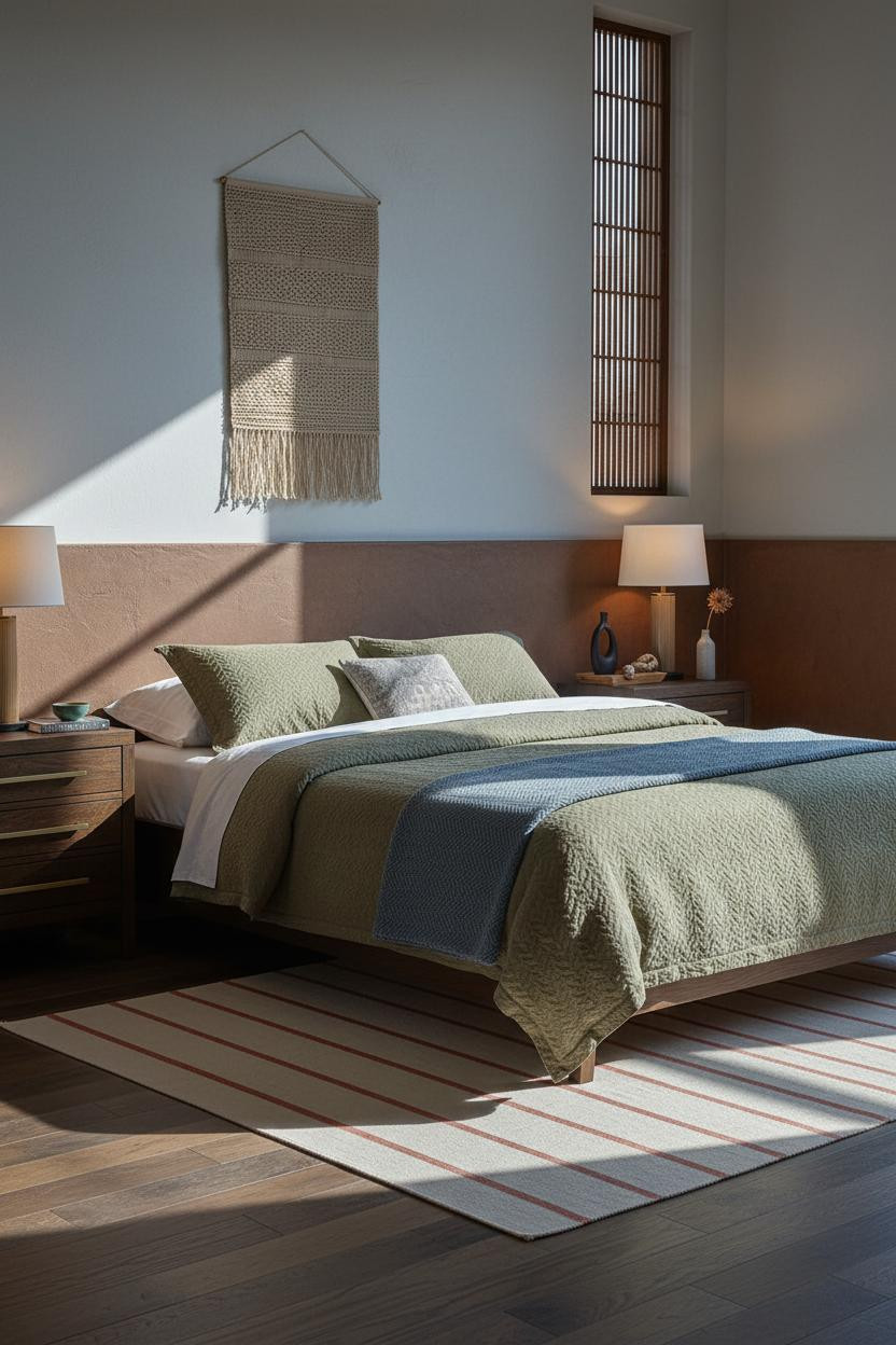 Cozy Japanese Bedroom Zen Minimalist Design