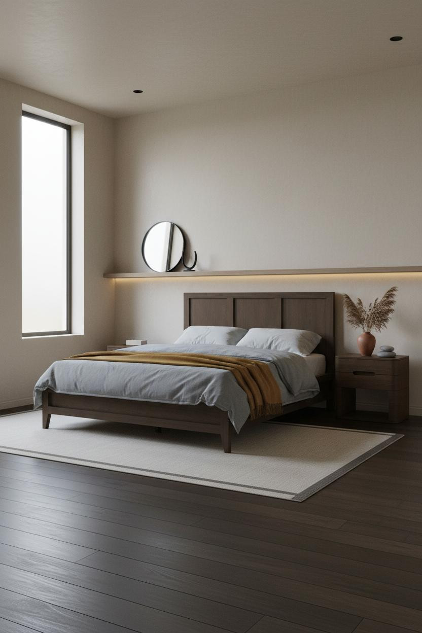 Cozy Japanese Bedroom Wabi Sabi Design