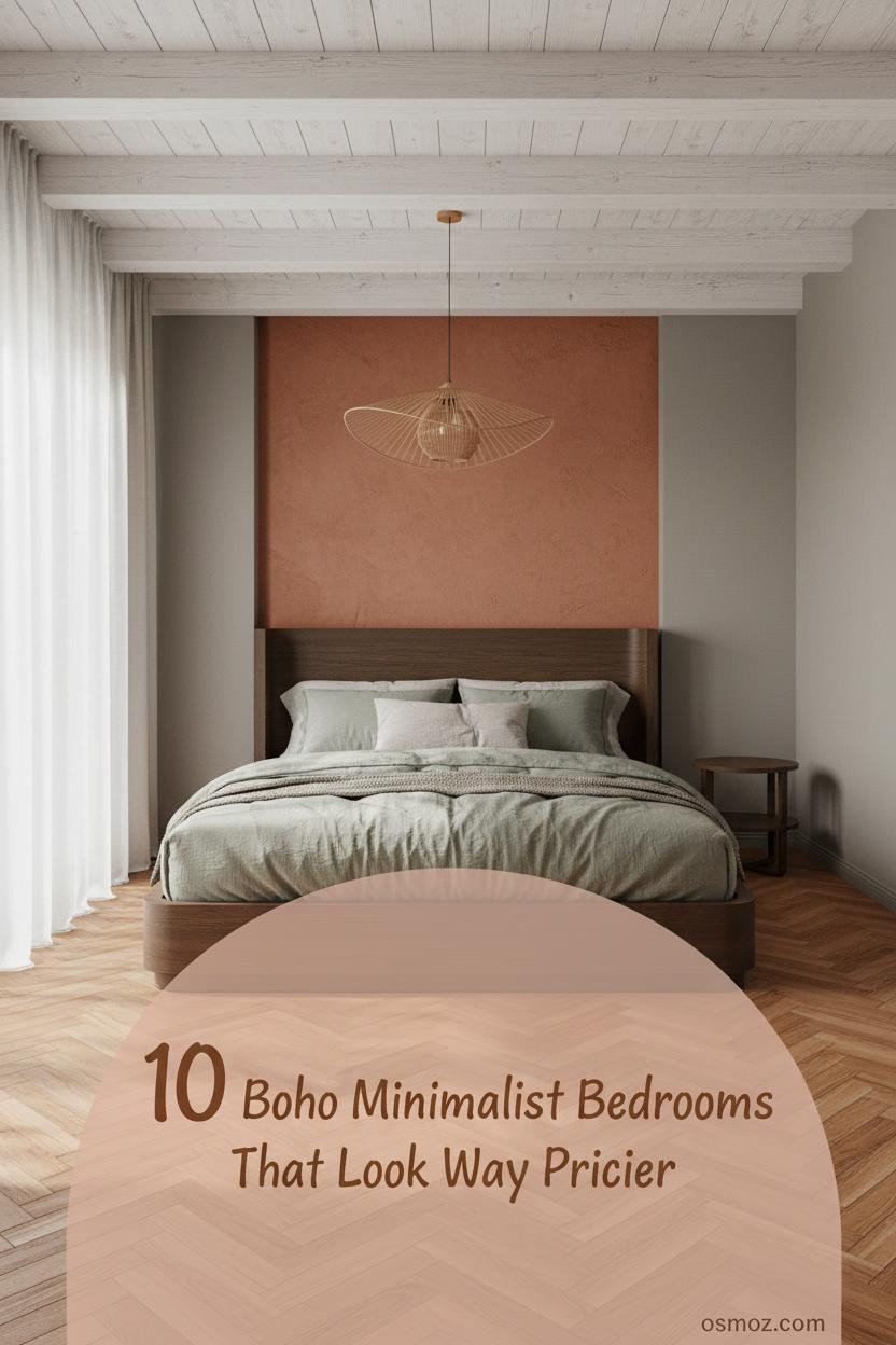 10+ Boho Minimalist Bedrooms That Feel Collected, Not Decorated