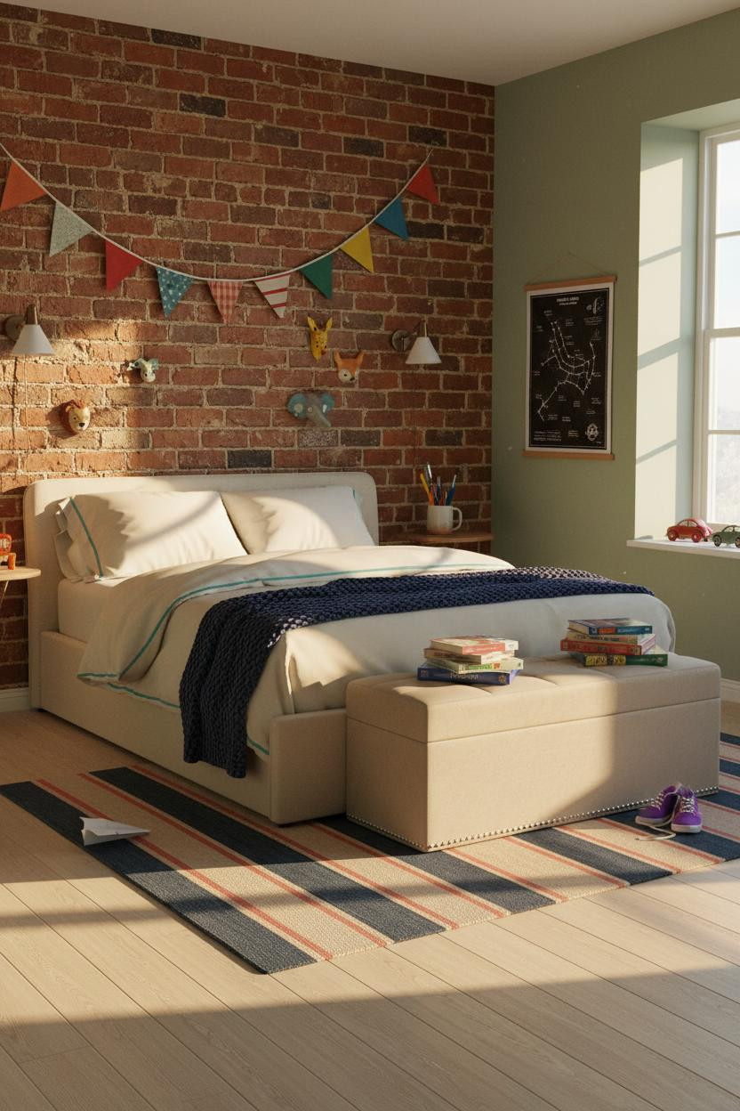 Eclectic Kids Room Whimsical Vintage Bedroom