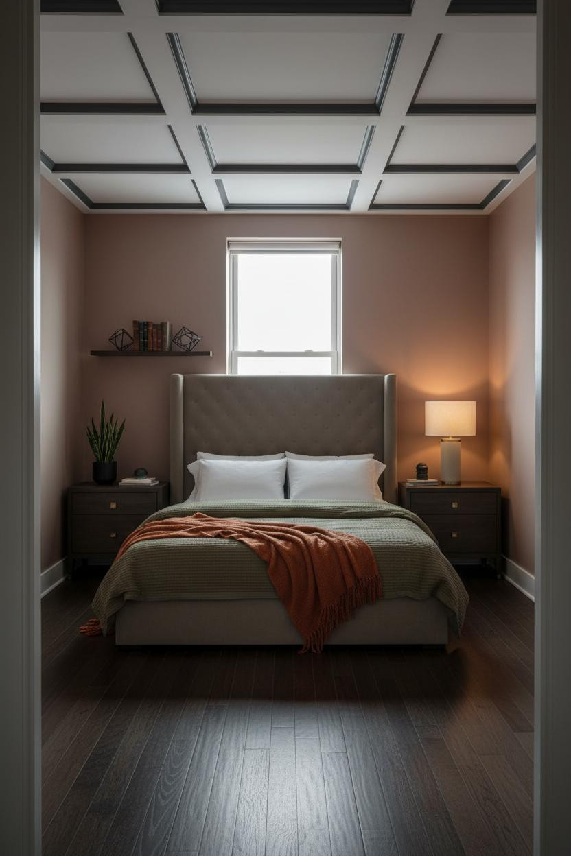 Studio Apartment Men Rustic Bachelor Design