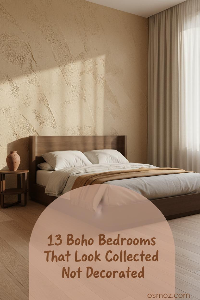 13+ Modern Boho Bedrooms That Feel Collected Rather Than Decorated