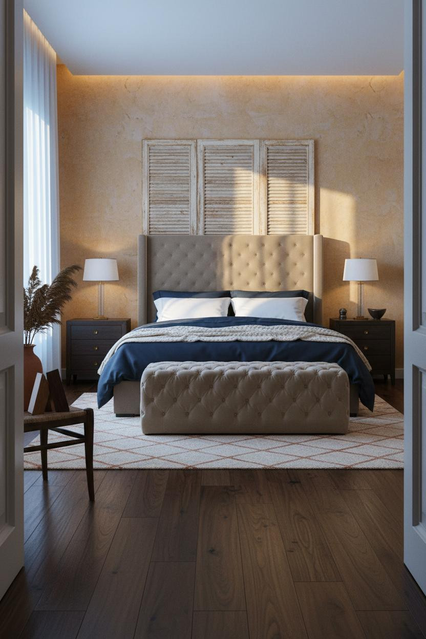 Cozy Vintage Bedroom Tuscan Cottage
