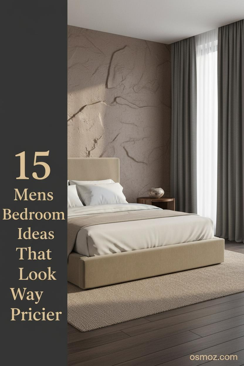 15+ Mens Bedroom Ideas That Feel Collected, Not Decorated