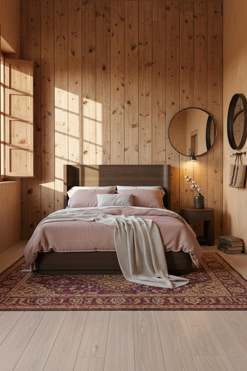 Rustic Chic Bedroom Tuscan Farmhouse Style