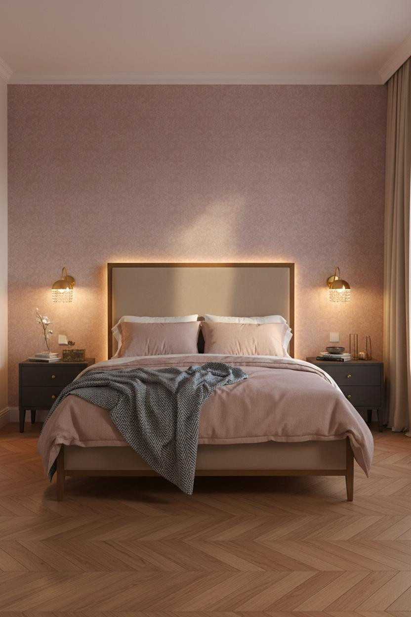 Grown Women Bedroom Cozy Glam Parisian