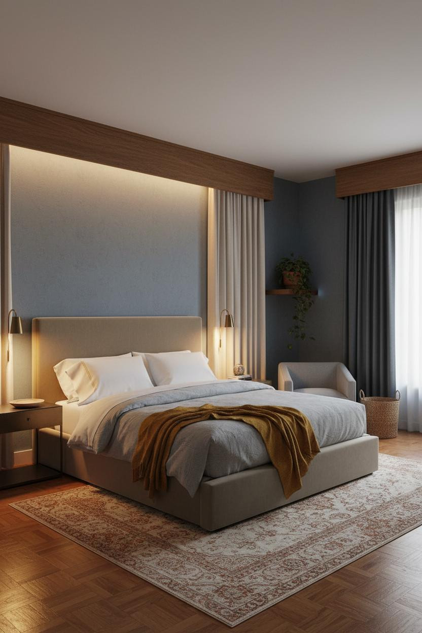 Grown Women Bedroom Cozy Glam Design