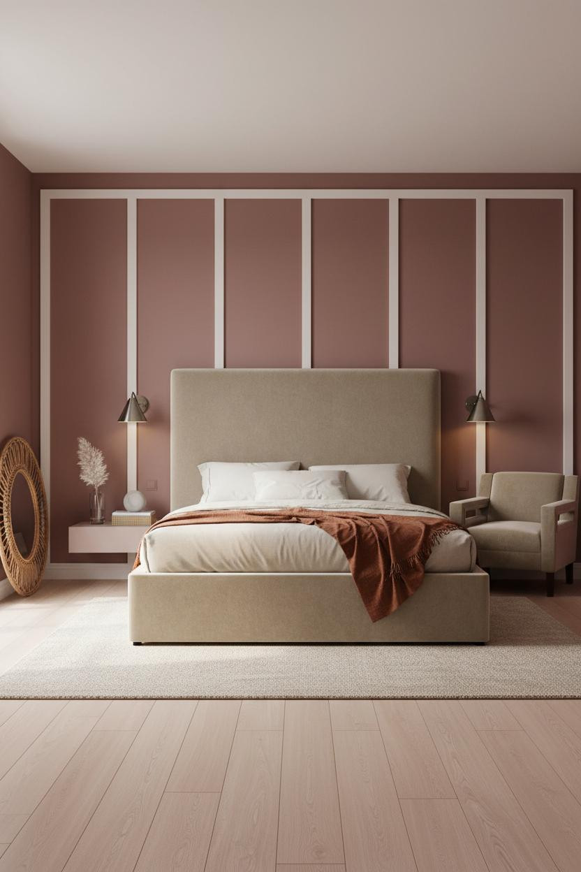 Grown Women Bedroom Cozy Glam Dusty Rose