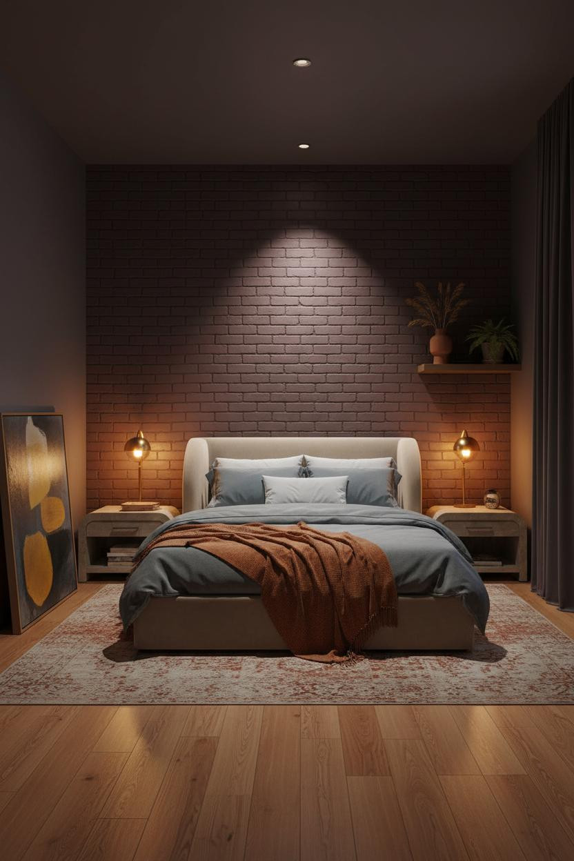 Grown Women Bedroom Cozy Glam Plum