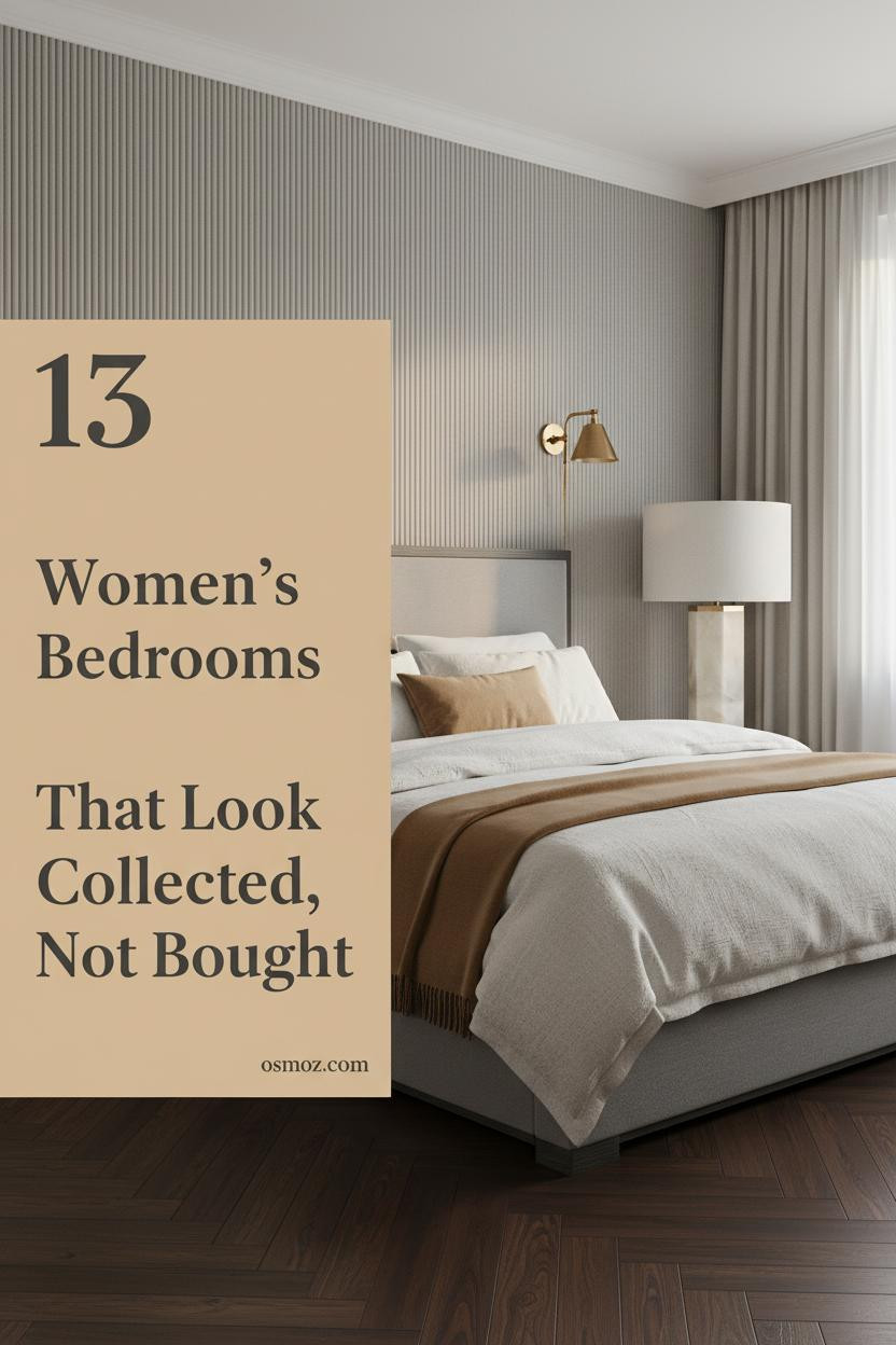 13+ Grown Women Bedroom Ideas That Feel Collected, Not Decorated