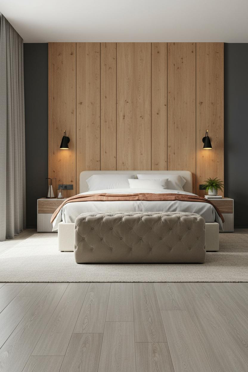 Luxury Bedroom Wardrobe Board And Batten Design