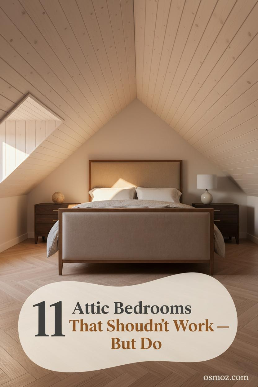 11+ Low Attic Bedrooms That Actually Feel Cozy Under the Slope