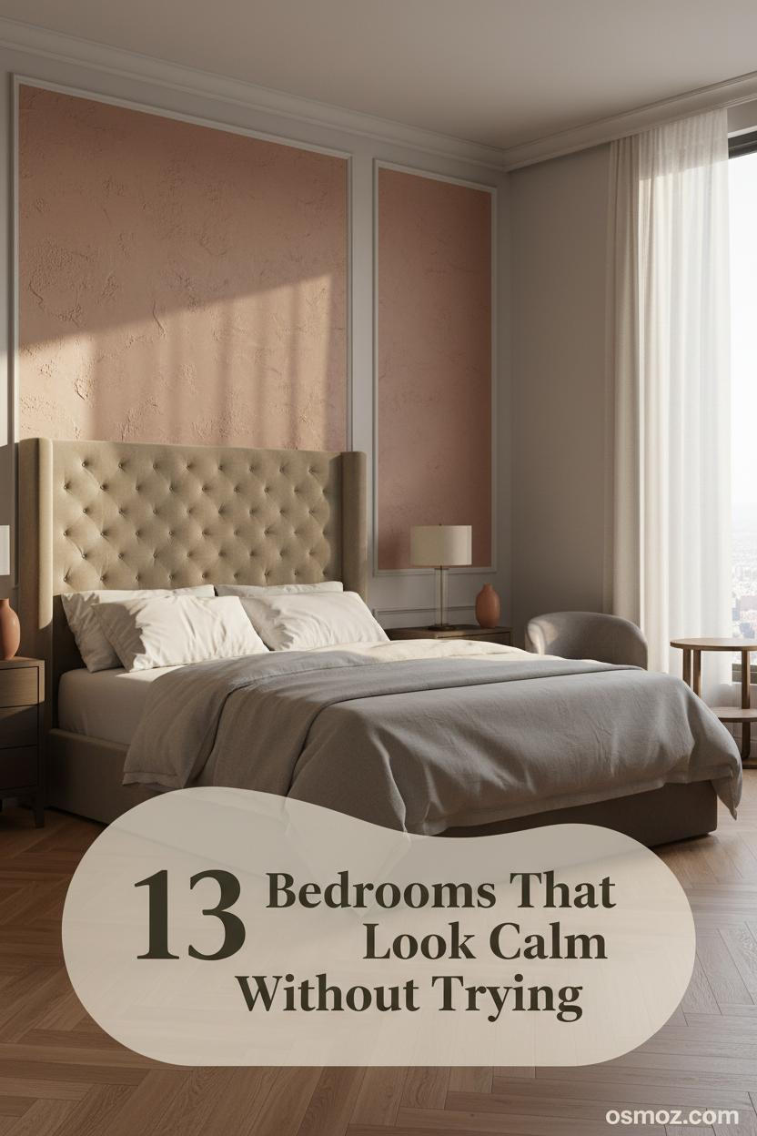 13+ Neutral Earthy Bedrooms That Feel Calm Without Being Boring