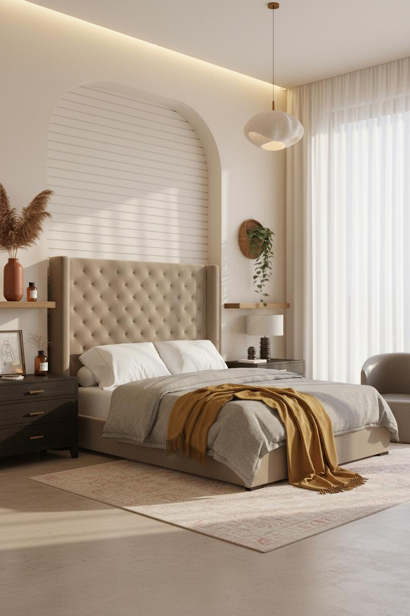 Dream Bedroom Perfect Bedroom with Curved Alcove