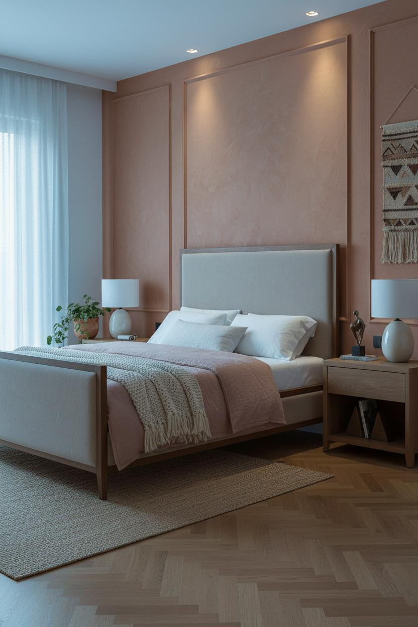Adult Bedroom Couples Mediterranean Board Batten