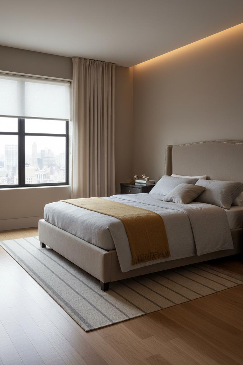 Small Bedroom Minimalist Natural Light