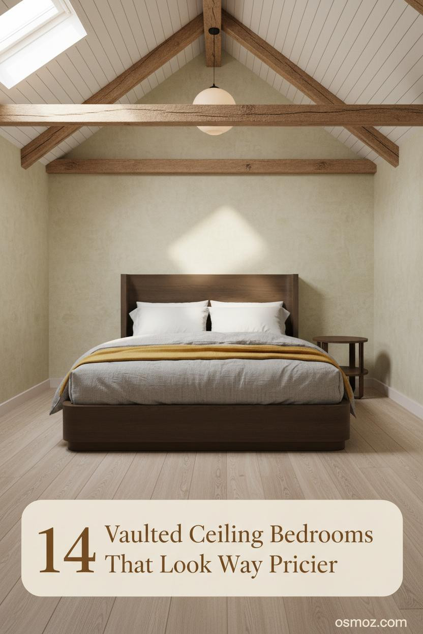 14+ Vaulted Ceiling Master Bedrooms That Make the Whole Room Feel Like a Retreat