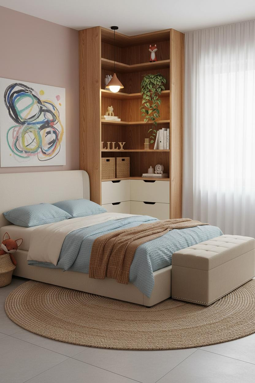 Kids Room Design Modern Botanical Bedroom