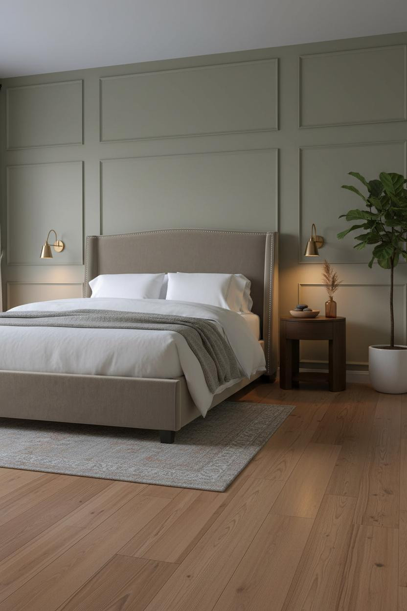 Small Studio Apartment Coastal Modern Bedroom