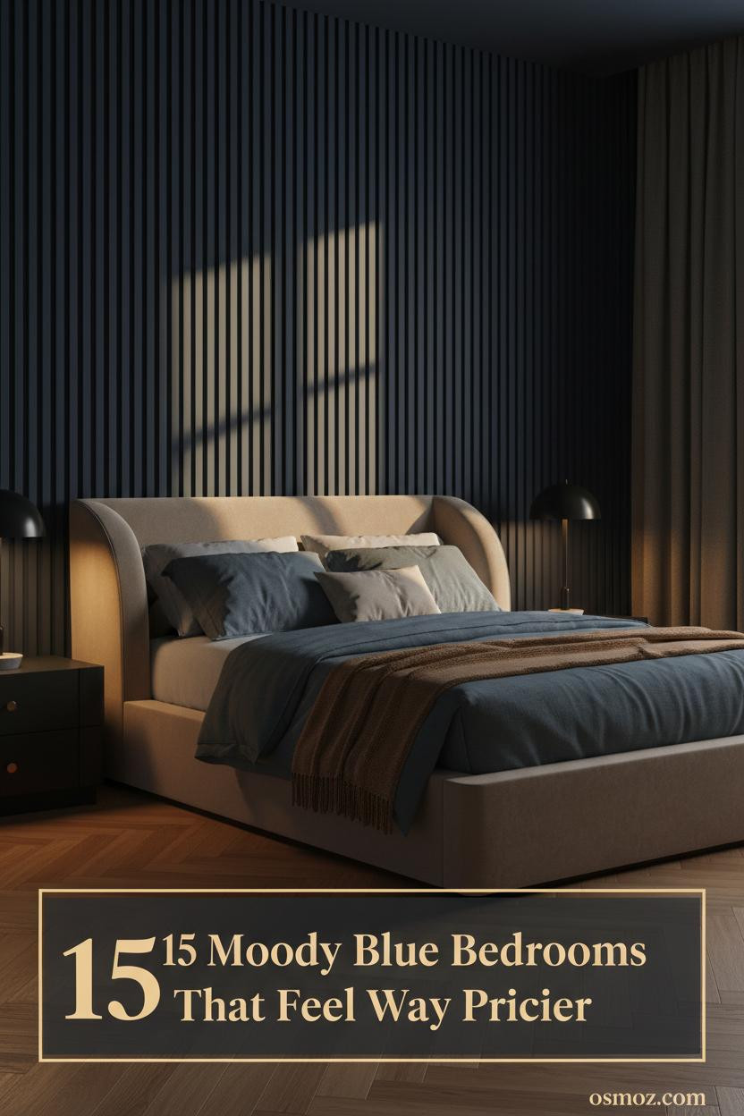 15+ Moody Blue Bedrooms That Are Dark but Still Feel Like Home