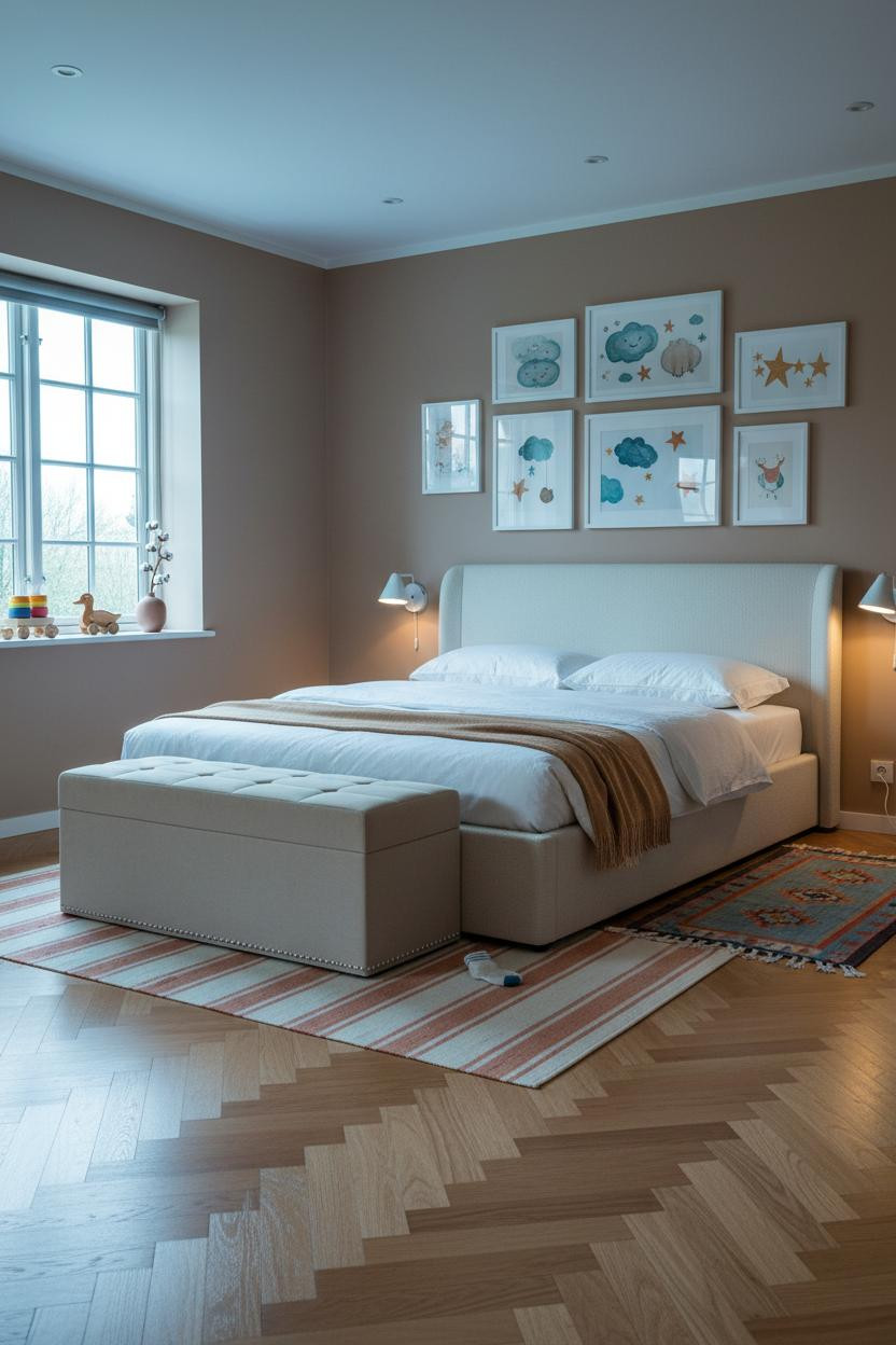 Scandinavian Playroom Gallery Wall Kids Bedroom