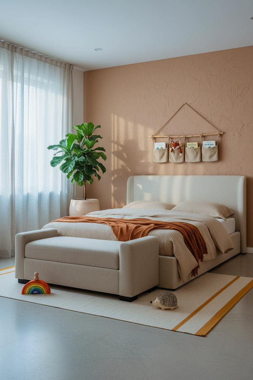 Childrens Bedroom Botanical Modern Design