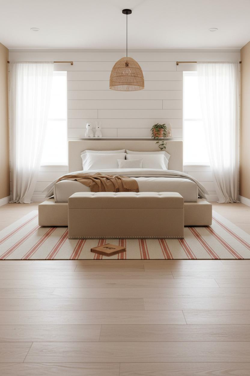 Childrens Bedroom Coastal Shiplap Design