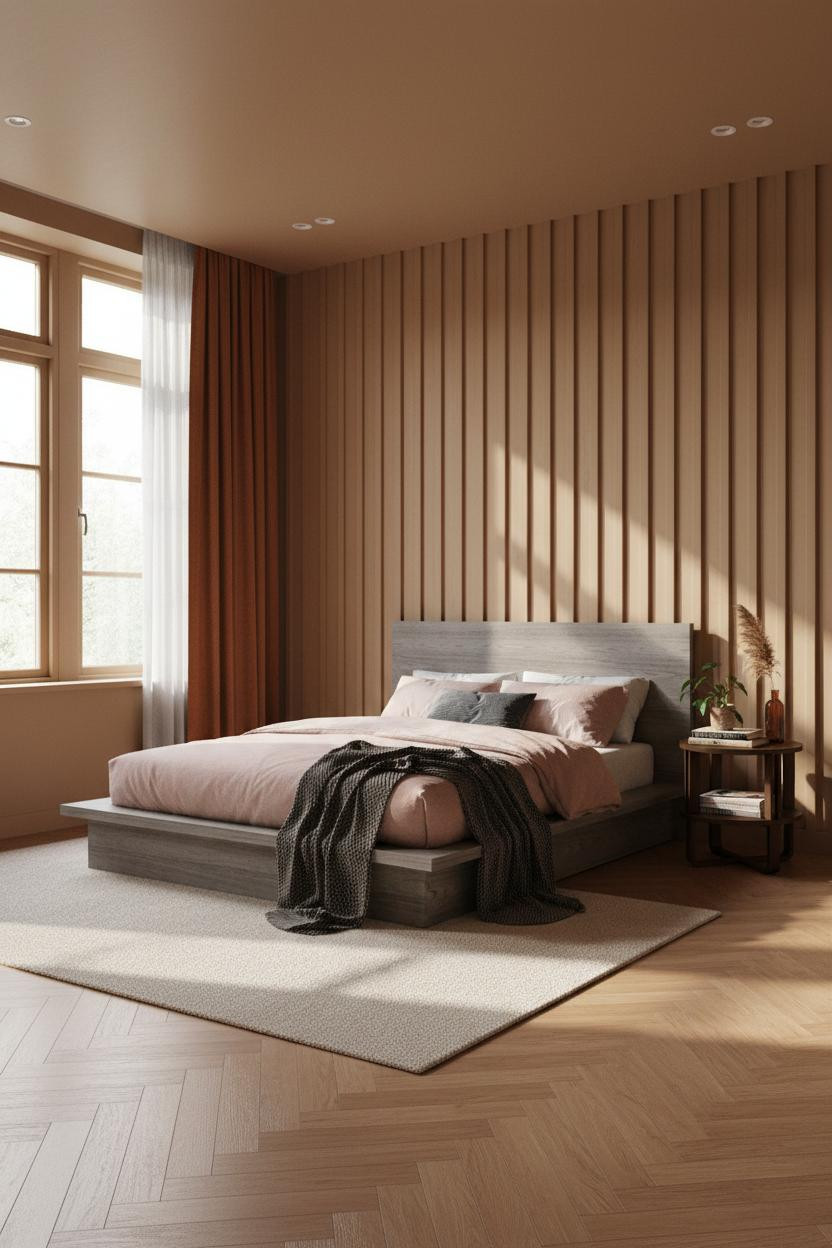 Mid Century Eclectic Bedroom Maximalist Vintage