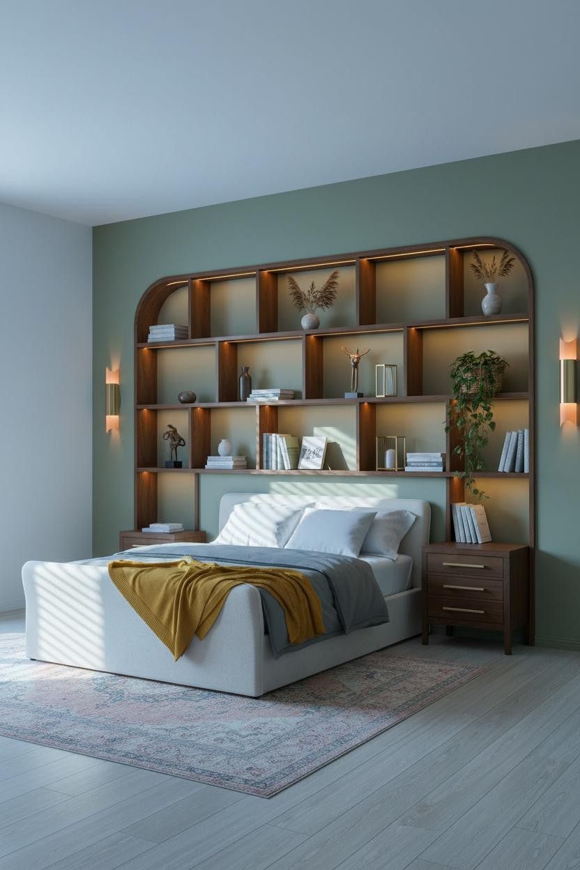 Mid Century Eclectic Bedroom Maximalist Decor