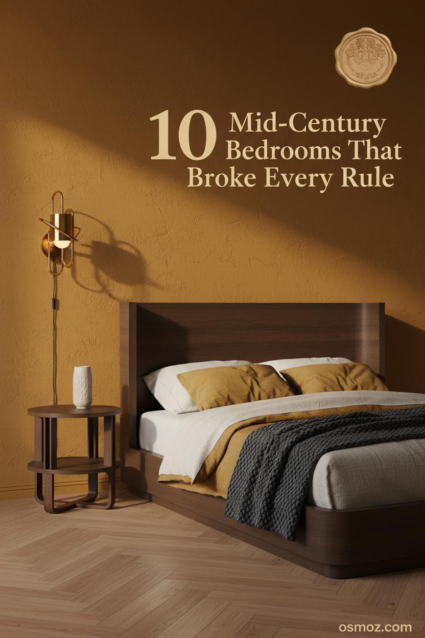 10+ Mid-Century Eclectic Bedrooms That Feel Collected, Not Chaotic