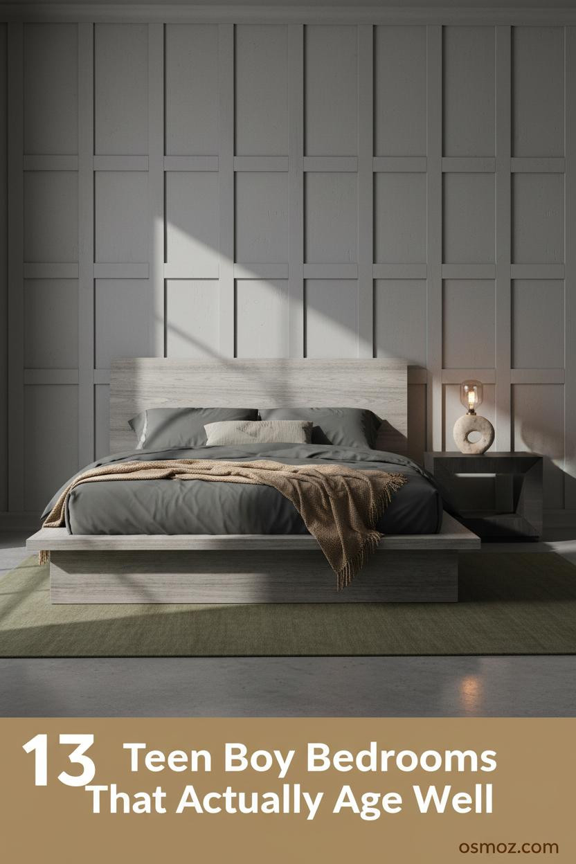 13+ Modern Teen Boy Bedrooms That Actually Feel Cool to Grow Into