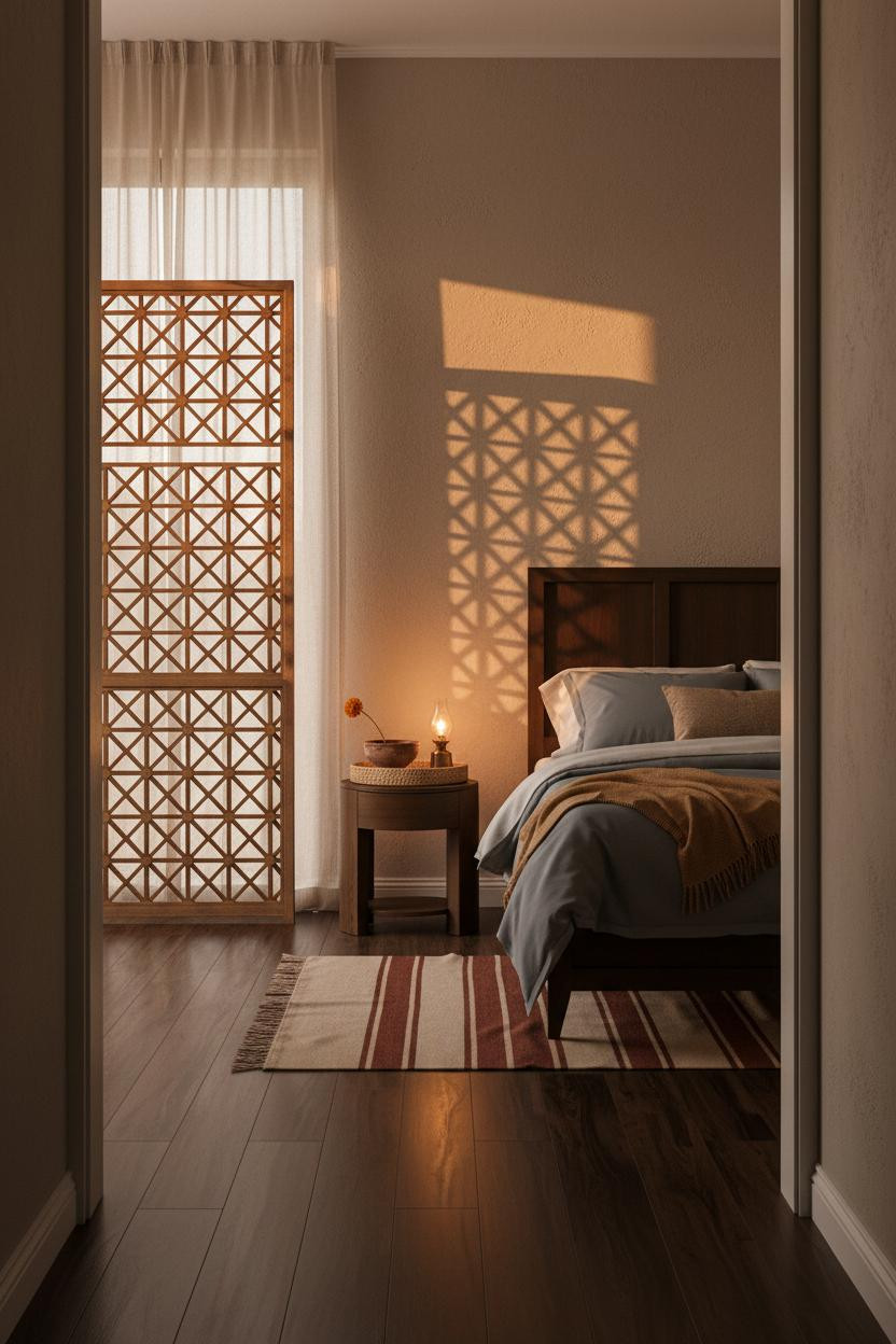 Small Indian Bedroom Modern Aesthetic Decor