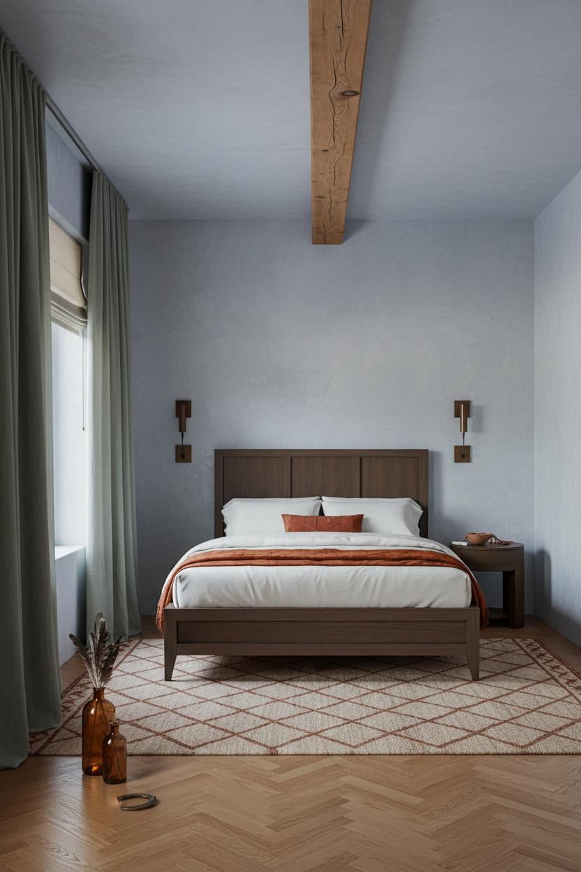 Cozy Western Bedroom Hacienda Style