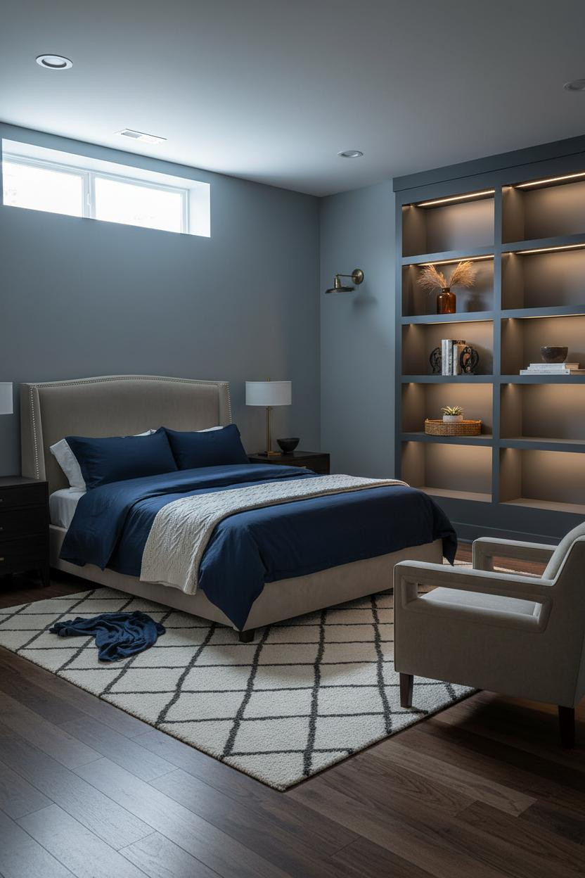Basement Studio Apartment Modern Farmhouse Layout
