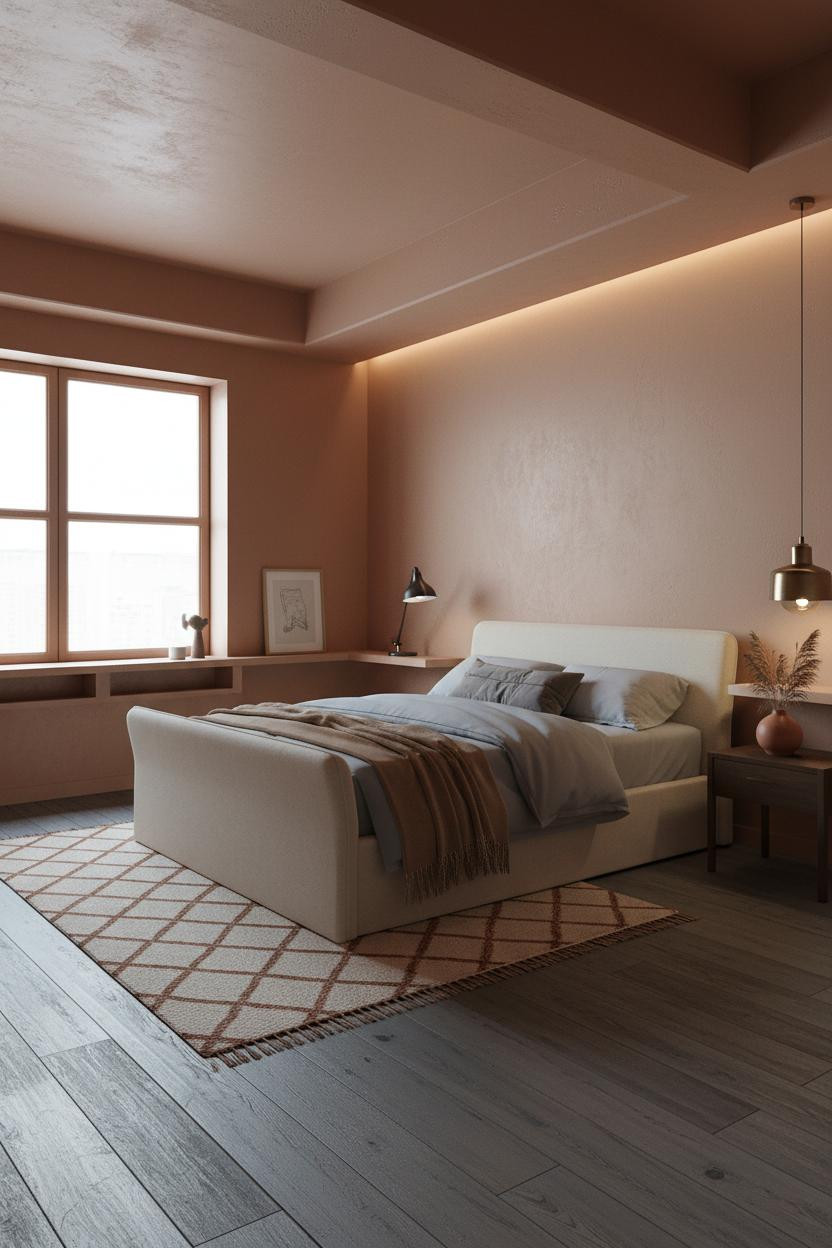 Basement Studio Apartment Layout Industrial Beam
