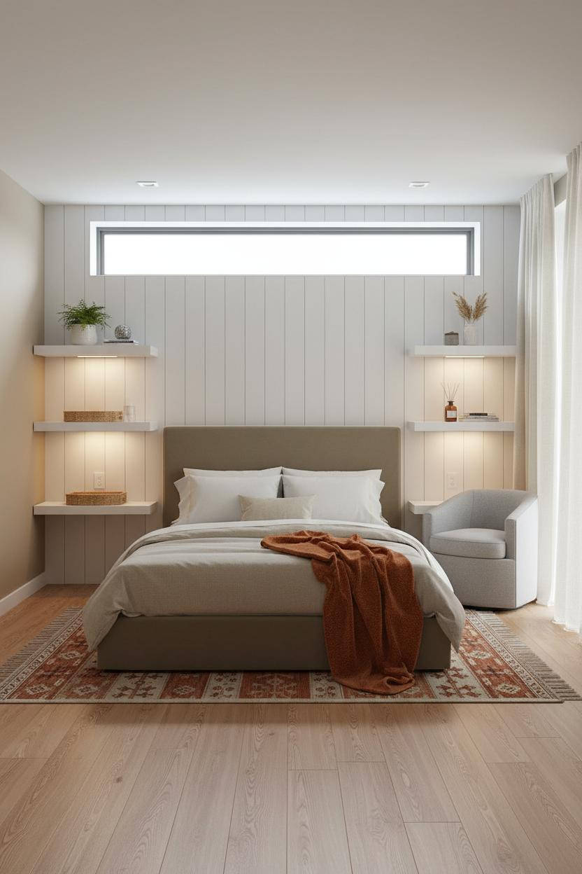 Basement Studio Apartment Boho Layout