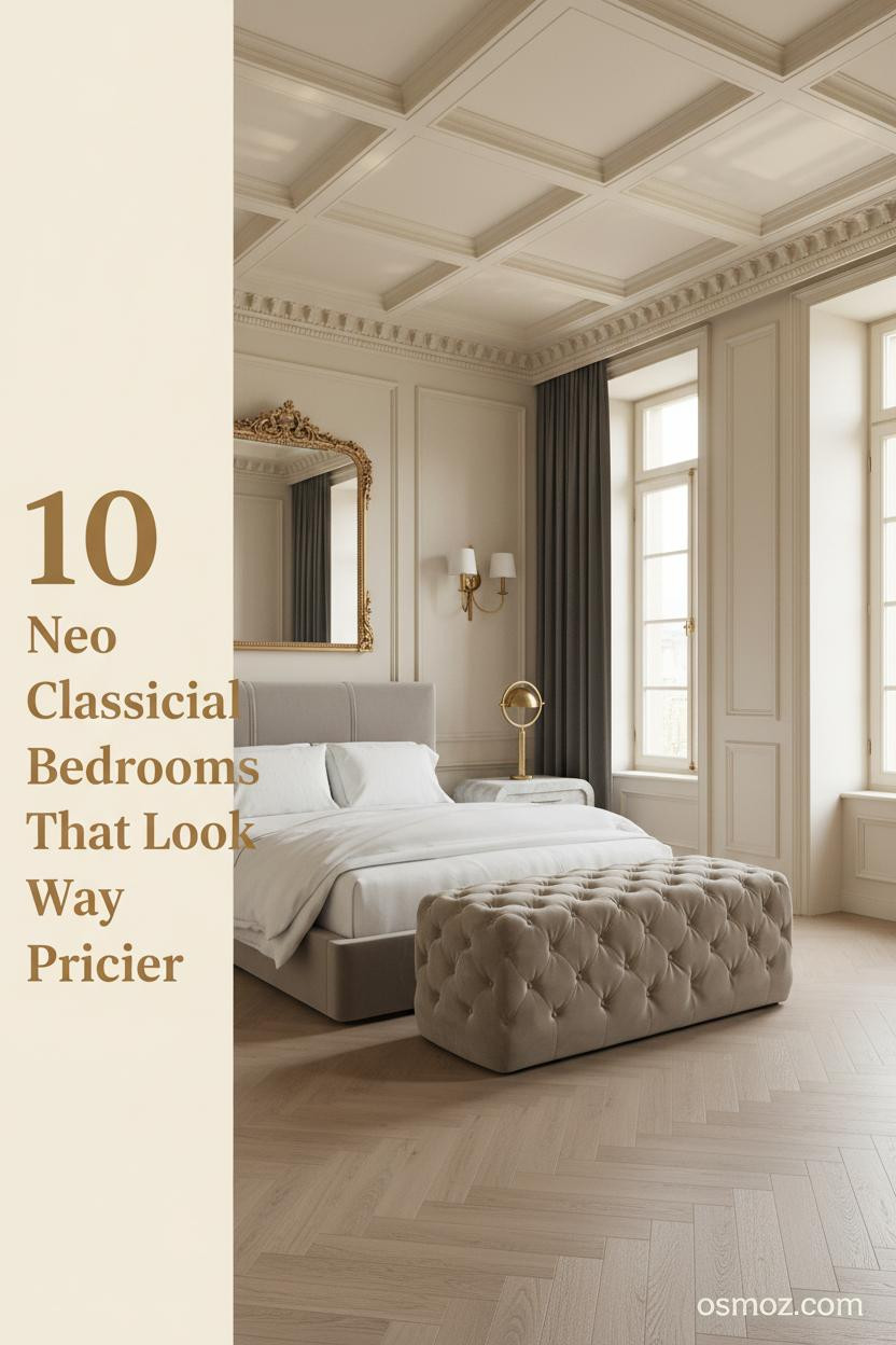 10+ Neo Classical Bedrooms That Feel Collected Rather Than Decorated